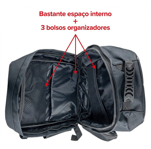 Mochila Hípica Vtr Pra Capacete Bota Chicote Hipismo Unissex