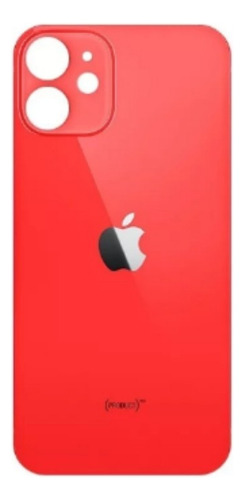 Tapa Trasera Compatible Con iPhone 12 Color Roja 