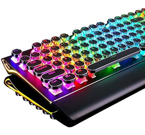 Rk Royal Kludge Teclado Mecanico Para Juegos Estilo Maquin