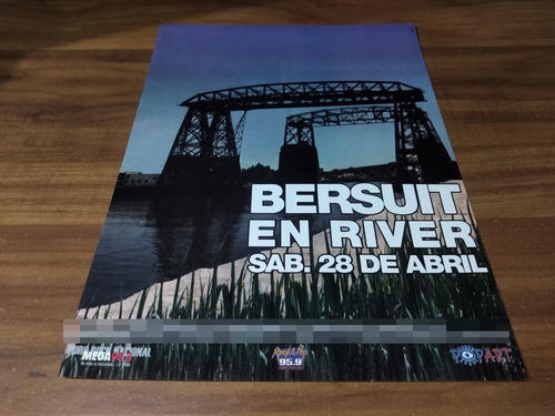 (pc591) Publicidad Bersuit * River Plate * 2007