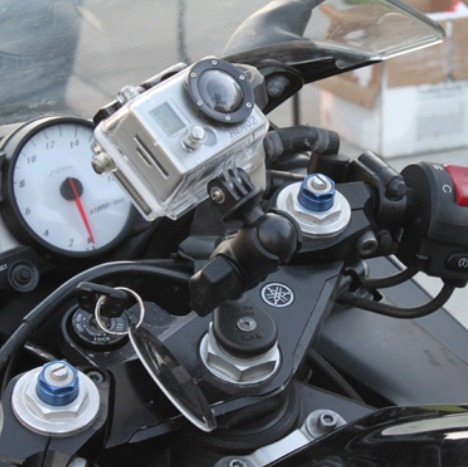 Imagen 3 de 5 de Base Eje De Manillar En Motocicletas Ram Mounts