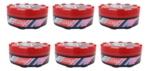 Pack De 6 Cera Modeladora Argan Vitamina B5 Para Cabello