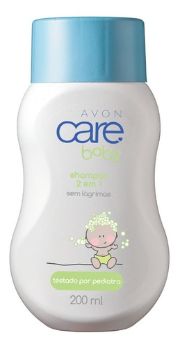 Shampoo Sem Lágrimas Avon Care Baby 2 Em 1 - 200ml