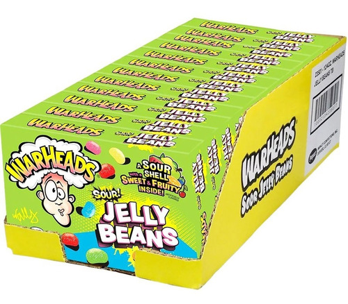 Dulces Americanos Importados Warheads® Jelly Beans X 12
