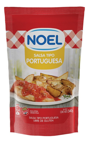 Salsa portuguesa Noel sin TACC en doypack 340 g