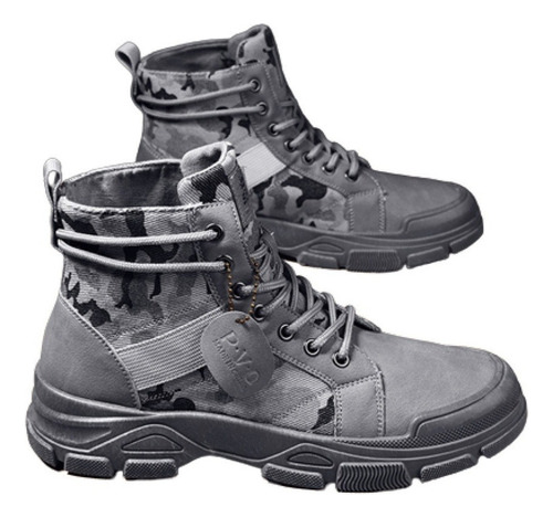 Botas Militares De Camuflaje Para Hombre, Zapatos De Trabajo