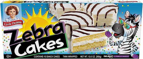 Zebra Cakes 10 Pastelitos