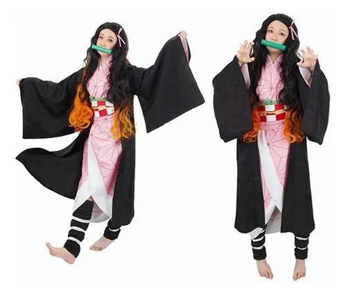Demon Slayer Kochou,nezuko,kanroji,kamado,cosplay Peluca