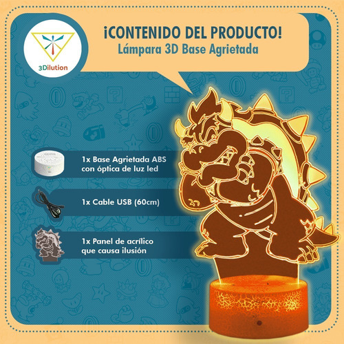 Imagen 9 de 10 de Lámpara 3d Naruto Agrietada