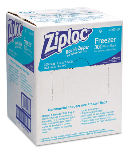 Bolsas Ziploc Ziploc 696187 Bolsas Para Congelador Con Doble