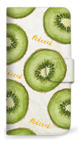 Mita Basio4 Kyv47 Estuche Tipo Cuaderno Acuarela Fruta Kiwi