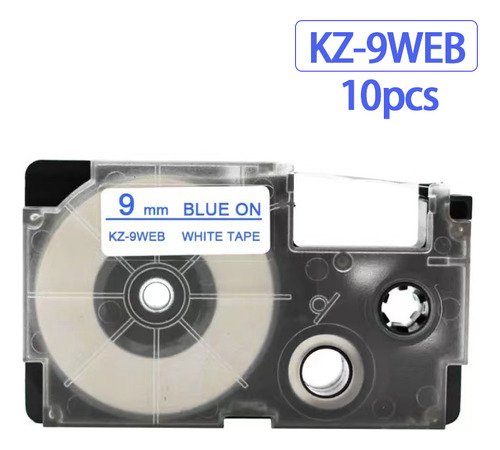 10 Piezas Xr-9web Para Casio Kl-60 Kl-120 Kl-820 Azul Sobre