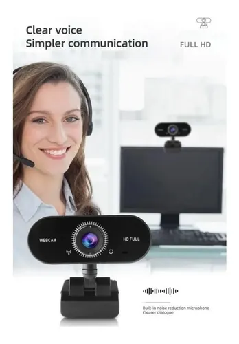 Webcam 2k Brio Usb Profesional Conferencia Pc Tv Box Smart P