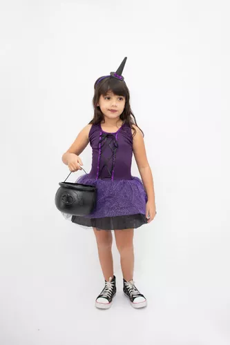 Fantasia Halloween Menina Infantil Vampirinha Dia Das Bruxas