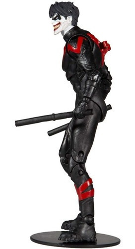 Imagen 3 de 10 de Mcfarlane Figura Nightwing Articulada Dc Batman Multiverso Death Family Escala 18cm Original