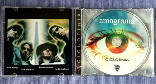 Cd - Amagrama - Ciclotimia + Bonus - 2003 - Prog Argentino