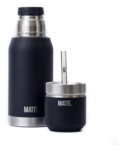 Imagen 4 de 6 de Nuevo Termo Matte Acero Inoxidable 740cc