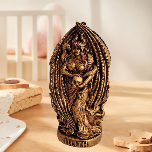 Estátua De Resina De Lilith, Mesa De Altar Escultural Gótica