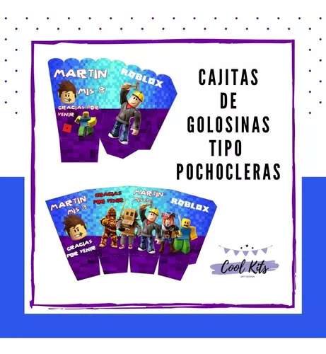 Kit Imprimible Caja Golosinas Cajita Feliz Roblox