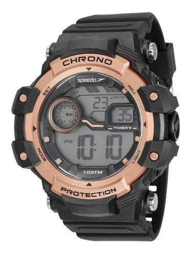 Relógio Digital Speedo 11015g0evnp2 Masculino Preto