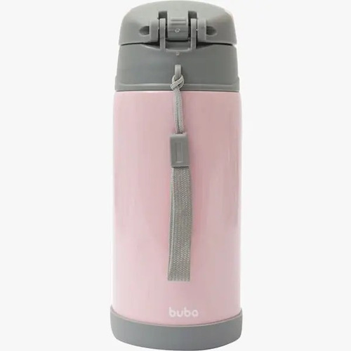 Imagem 6 de 10 de Pote Térmico + Garrafa Térmica Rosa Gumy Buba ®