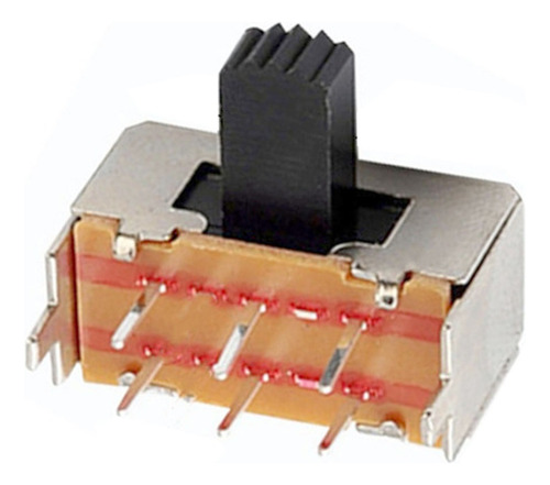 10 6-pin Side-dial Second-speed Six-pin Toggle Switch 2p2t