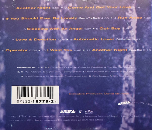 Cd The Real Mccoy Another Night (Usado)