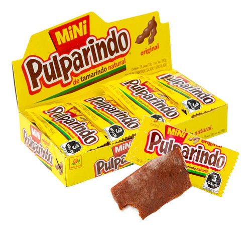 Mini Pulparindo Tamarindo Original 24 Piezas