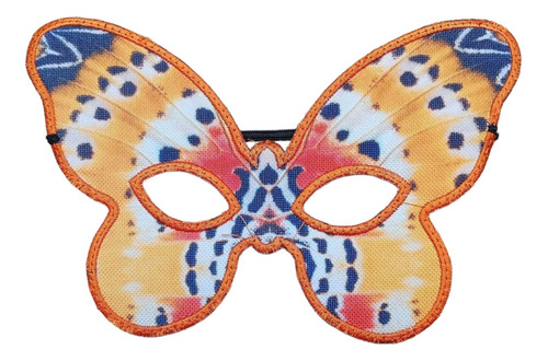 Antifaz De Mariposa Primavera Para Festival Primavera Niños Color Mariposa Naranja