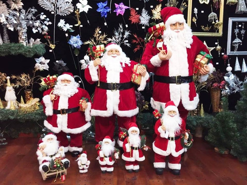Imagen 2 de 4 de Papá Noel Con Música Y Movimiento 50 Cm - Sheshu Navidad