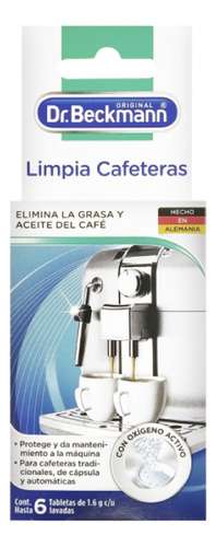 Limpia Cafetera Quita La Grasa Y Aceite Del Café Dr Beckmann
