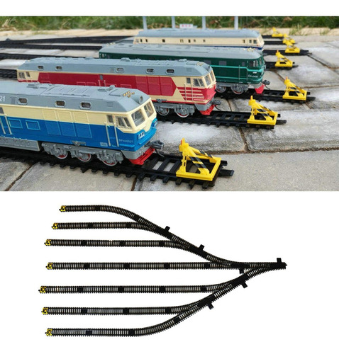 Vía De Tren Modelo De Calibre Ho 34x Para Trenes