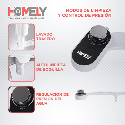 Bidet Ducha Árabe Turca Homely Para Wc Inodoro Set Completo