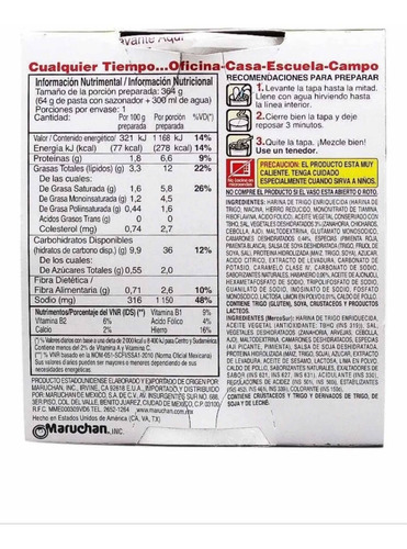 Sopa Instantánea Nissin Camarón Habanero Y Limón 64 Gr