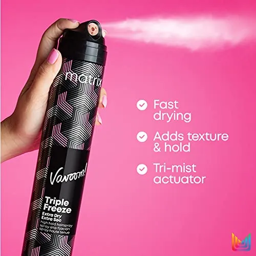 Laca Para Cabello Matrix Vavoom Triple Freeze Extra Seca | V
