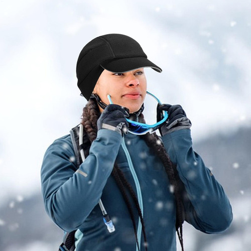 De Gorro De Invierno Con Ala Gorro De Punto Con Ala Gorro