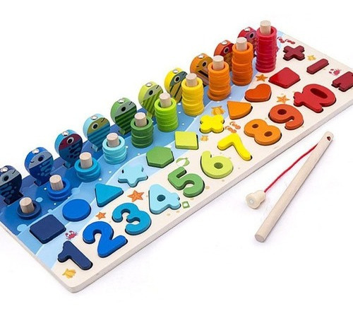 Juguete Educativo Montessori Preescolar Números Matemáticas