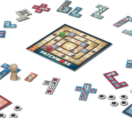 Juego De Mesa Patchwork Americana Edition: ¡un Juego De Estr