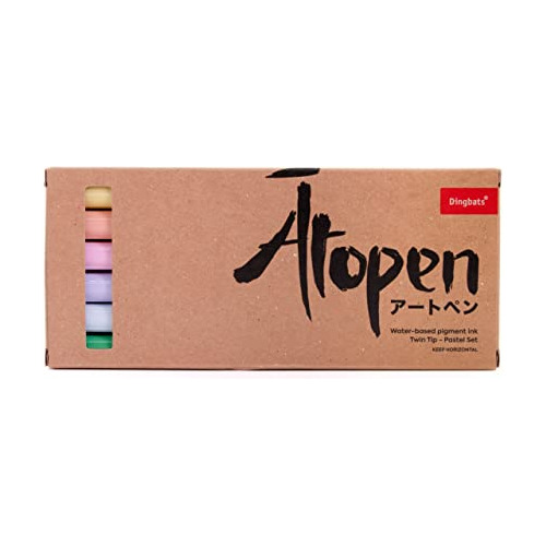 Set De 6 Lápices De Colores Pastel  Dingbats Atopen 