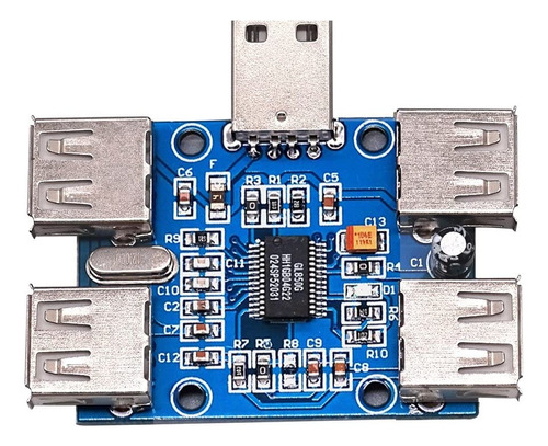 Dc 5v Usb Hub Usb2.0 Concentrador 4 Hembra Modulo Placa