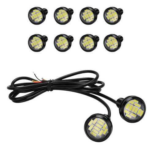 Lámpara Led Eagle Eye, 10 Unidades, Motocicleta Faros Antini