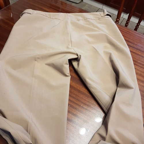 Pantalon Gv Beige ,botones T Xl