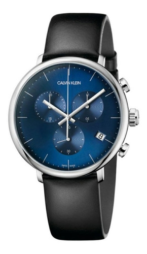 Relógio Masculino Calvin Klein High Noon Preto K8m271cn