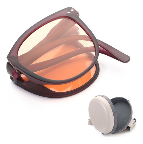 Gafas De Sol Plegables Con Funda, Fáciles De Usar, Para Homb