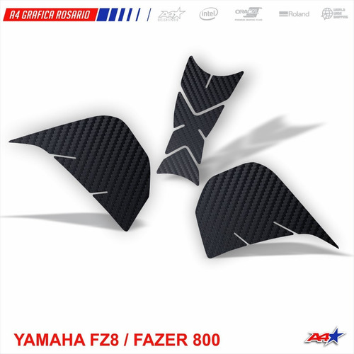 Film Protector Tanque Yamaha Fz8 Vinilo Carbono