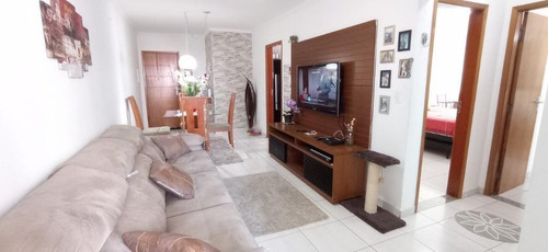 Apartamento Planejado Próximo Da Praia Com 2 Dormitórios E 2 Vagas À Venda, 86 M² Por R$ 350.000 - Vila Guilhermina - Praia Grande/sp - Ap3545