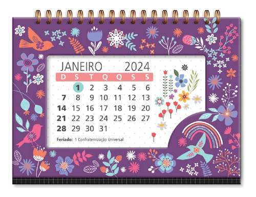 Calendário De Mesa 2024 Coleção Alegria 2613