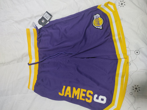 Short De Los Ángeles Lakers Lebron James  Talla L Original
