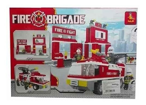 Armatodo Estacion De Bomberos 301 Piezas Compatible Lego