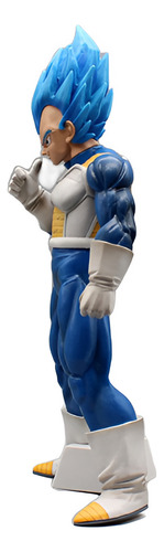 Figura Dragon Ball Z Vegeta Super Saiyan Azul Gigante 28cm